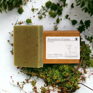 Fresh Spring Goat Milk Soap Bar - Homemade Bath Soap, All Natural Cold Process Method, Handmade Gift for Him or Her