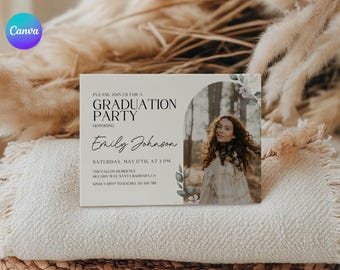 Senior Grad Party Mini Insert – Modern Graduation Enclosure Card (Printable Download)
