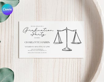 Senior Graduation Mini Insert – 3×5 Grad Ceremony Enclosure Card (Printable Editable Design)