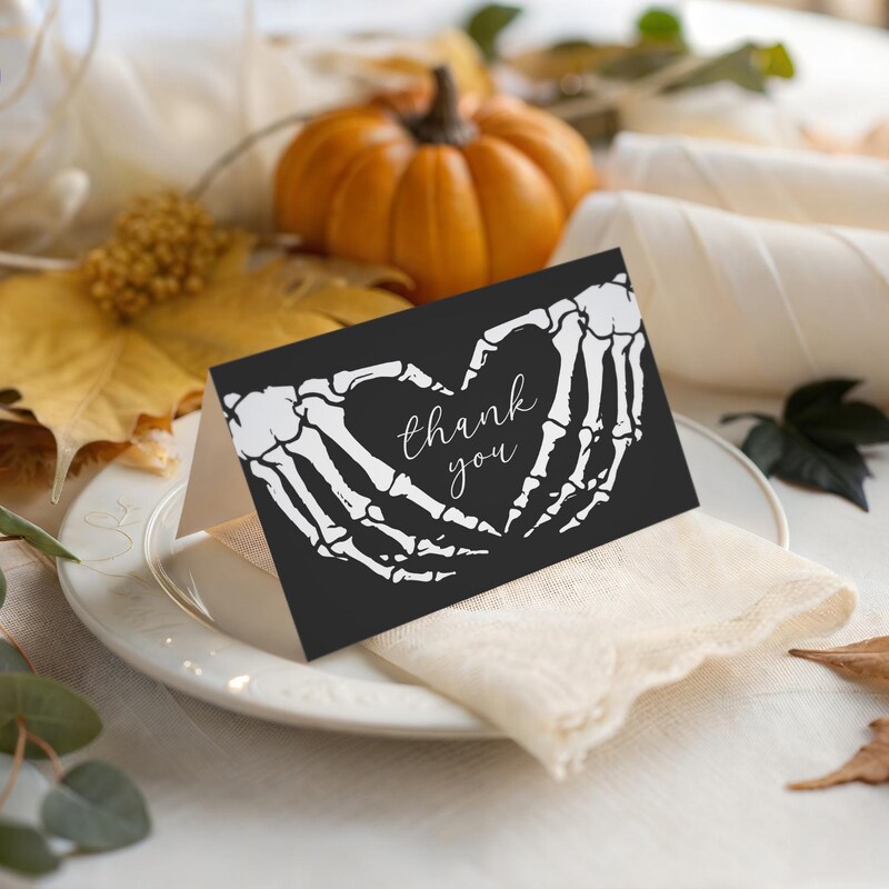 Spooky Thank You Cards - Etsy