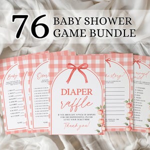 Apple of My Eye Shower Game Bundle, Apple Baby Shower Game Pack, Garden Fruit Baby Shower Games Suite, Fall Apple Baby Shower Games Pack EL2