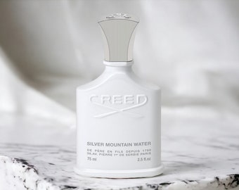 Échantillon d'eau de montagne d'argent CREED 1 ml 2 ml 5 ml 10 ml | Parfum unisexe floral d’agrumes frais | Échantillon de parfum pratique