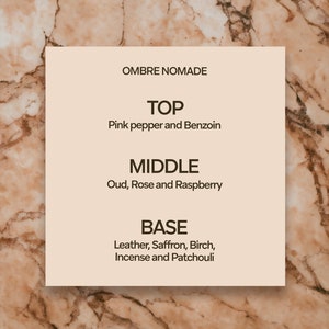 Ombre Nomade 1ml 2ml 5ml 10ml Sample Seductive Oud Rose Unisex Fragrance Practical scent sample image 2