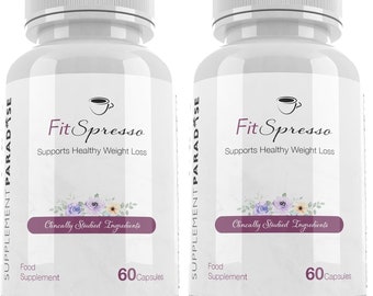 Fitspresso - Ingredientes naturales - 60 cápsulas Suministro para 2 meses
