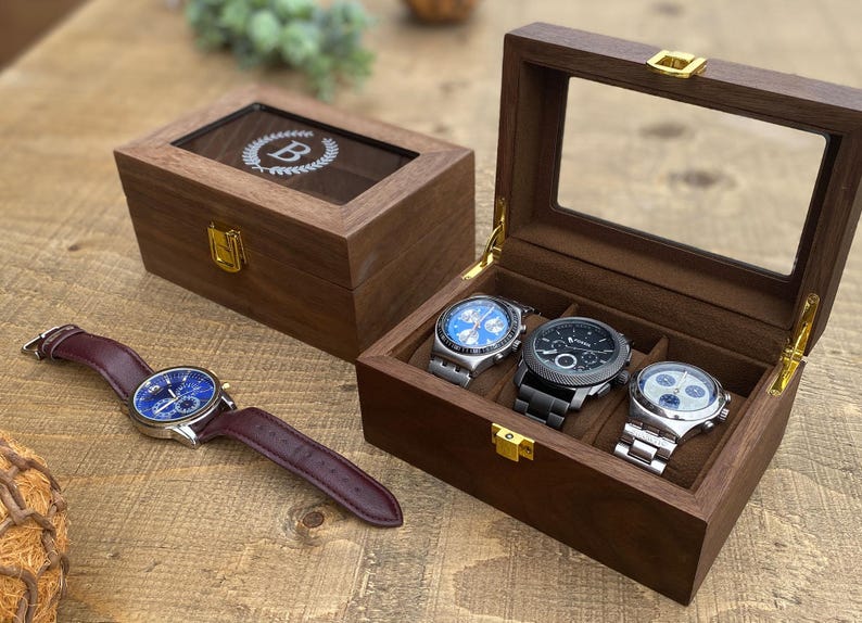 Personalized Watch Box: Custom Watch Case Organizer image 9