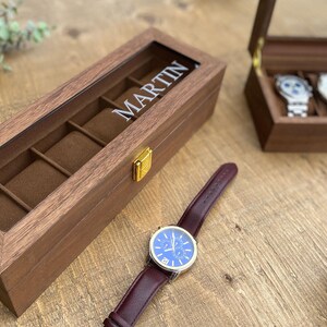 Personalized Watch Box: Custom Watch Case Organizer image 8