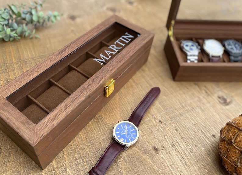 Personalized Watch Box: Custom Watch Case Organizer image 8
