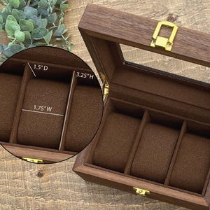 Personalized Watch Box: Custom Watch Case Organizer image 5
