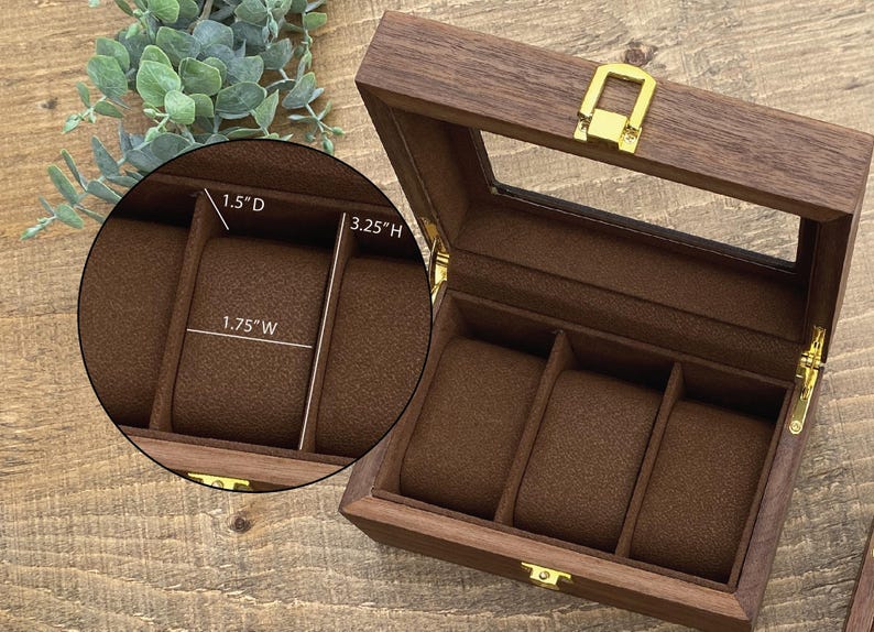 Personalized Watch Box: Custom Watch Case Organizer image 5