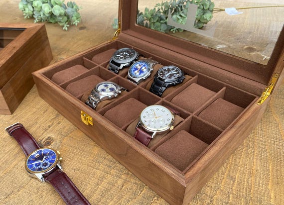 Personalized Watch Box: Custom Watch Case Organizer