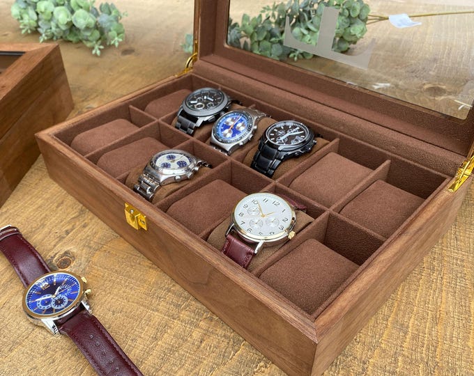 Personalized Watch Box: Custom Watch Case Organizer