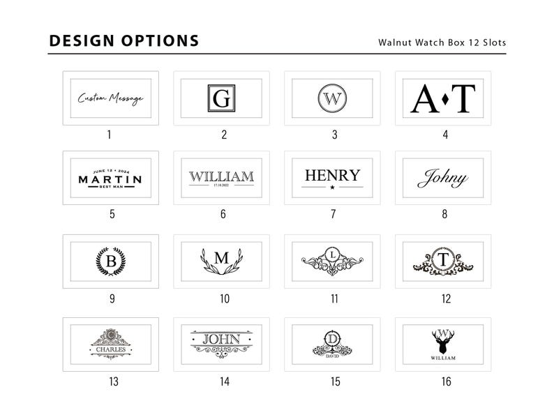 Personalized Watch Box: Custom Watch Case Organizer image 4