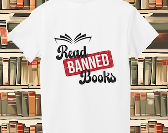 Read Banned Books T-Shirt: Gift for Librarians & Book Lovers