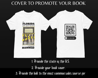 Libro de autor prohibido personalizado, si Florida supiera sobre este libro, sería prohibido, camiseta de portada de libro personalizada, camisa de libro prohibida personalizada, prohibición de libros