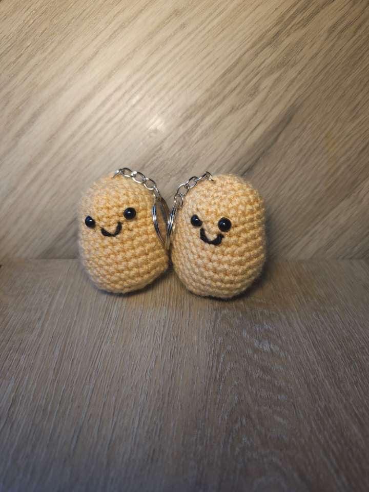 Potato Key Potato Key Rings - Etsy UK