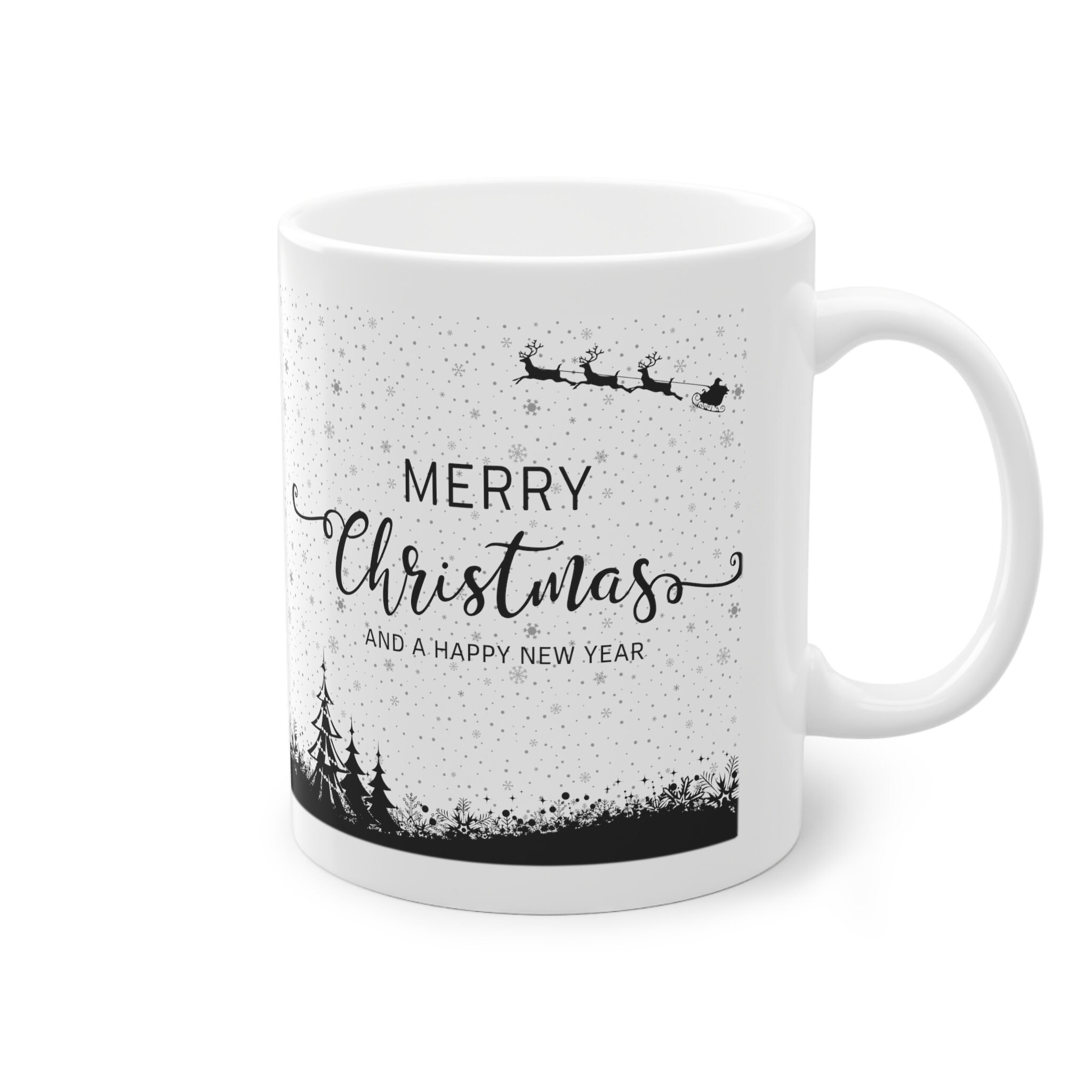 Stylish Christmas cup - coffee cup -