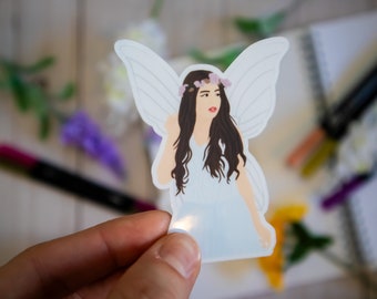 Enchanted Fairy Sticker – Waterproof Fantasy Vinyl Decal