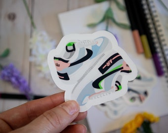 Sneaker Sticker – Pastel Kicks Waterproof Vinyl Decal for Laptops