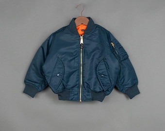 【VINTAGE】80〜90s made in USA MA-1 Vintage 90's Avirex MA-1 🇺🇸 Navy Bomber Flight Jacket L | eBay