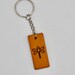 Double Sided Engraved Bamboo Keychains - Etsy