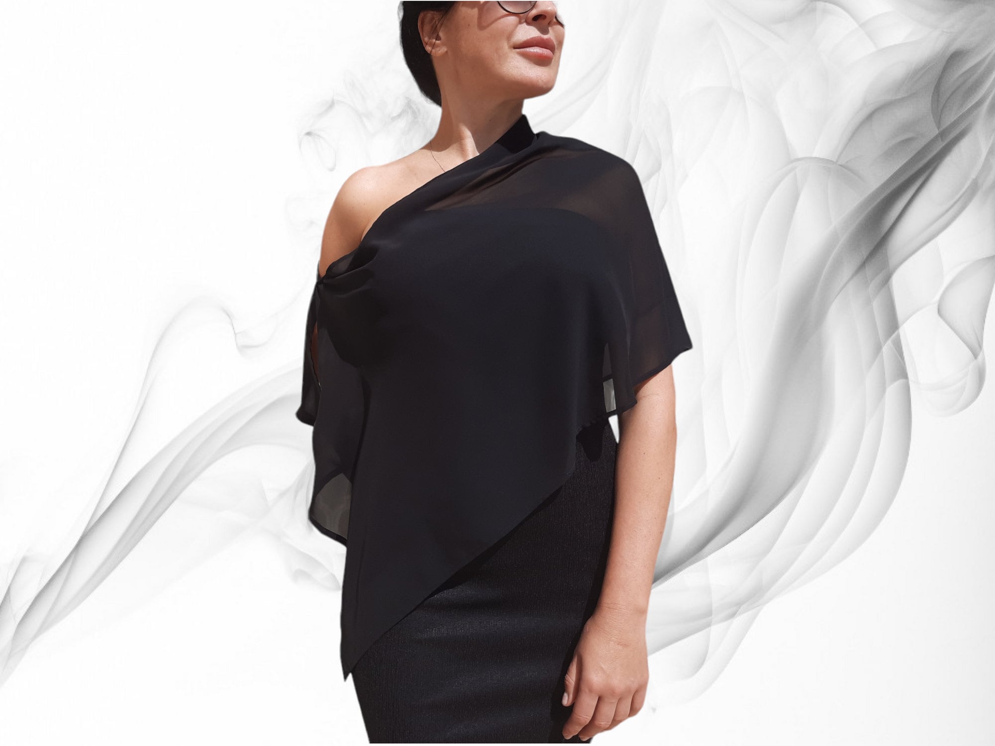 Black Dressy Cover Ups - Etsy