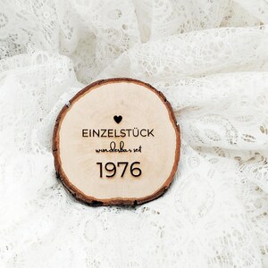 Wooden disc for a 50th birthday | 50th birthday gift | 50th birthday decoration image 1