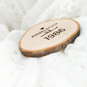 Wooden disc for a 40th birthday | 40th birthday gift | 40th birthday decoration image 2