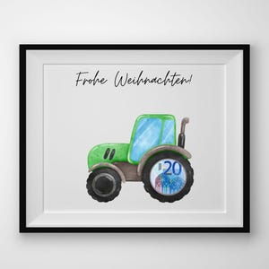 Christmas cash gift | Tractor voucher |