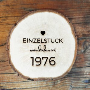 Wooden disc for a 50th birthday | 50th birthday gift | 50th birthday decoration image 6