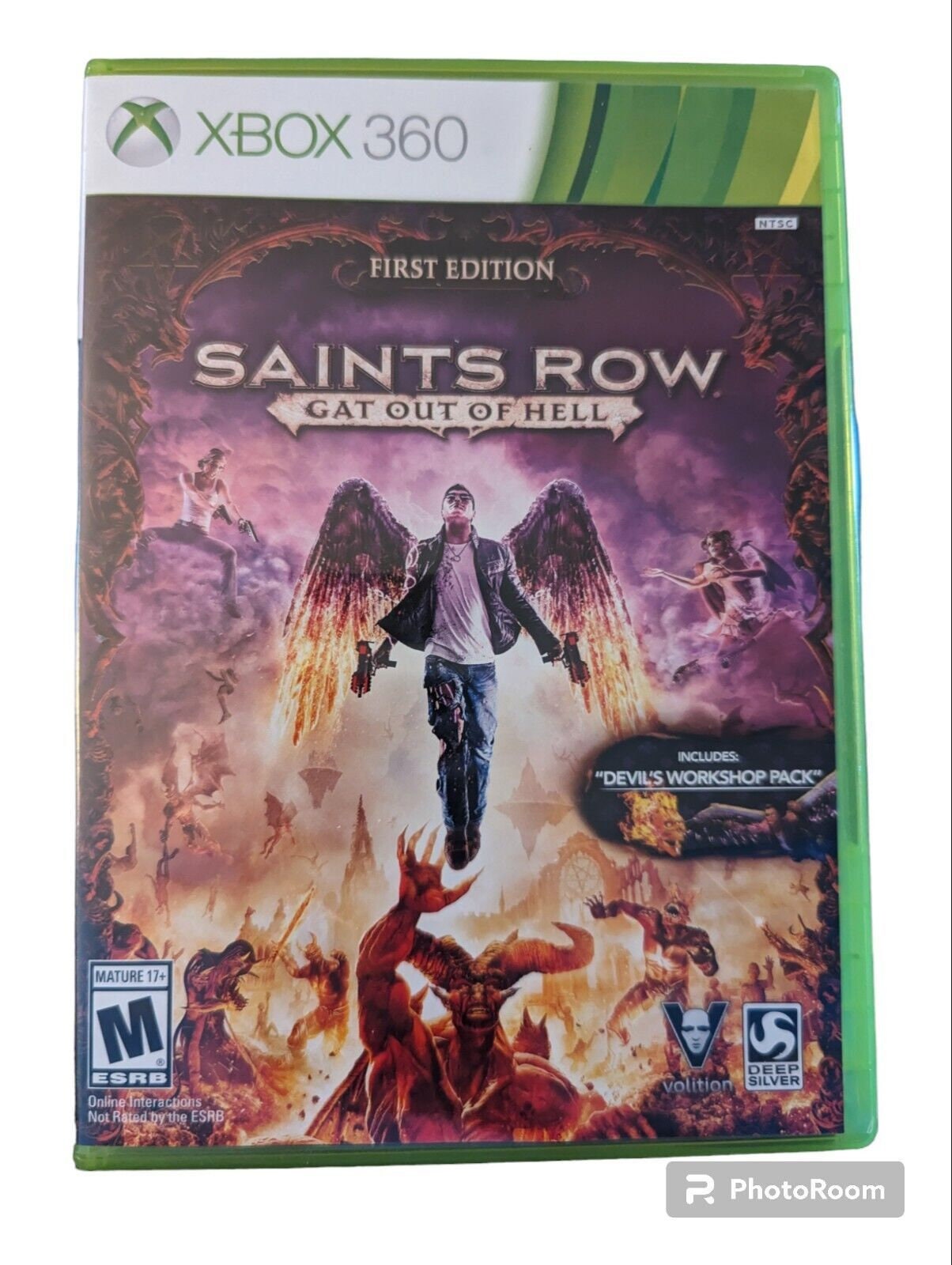 Custom Replacement Case Saints Row 3 Remastered NO DISC XBOX 