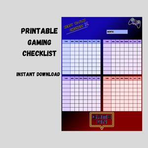 MiniGame Template and Checklist