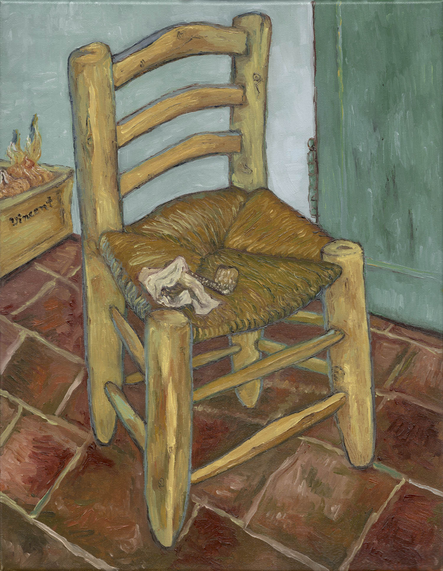 Reproduction Oil Painting "van Gogh's Chair" Vincent Van Gogh