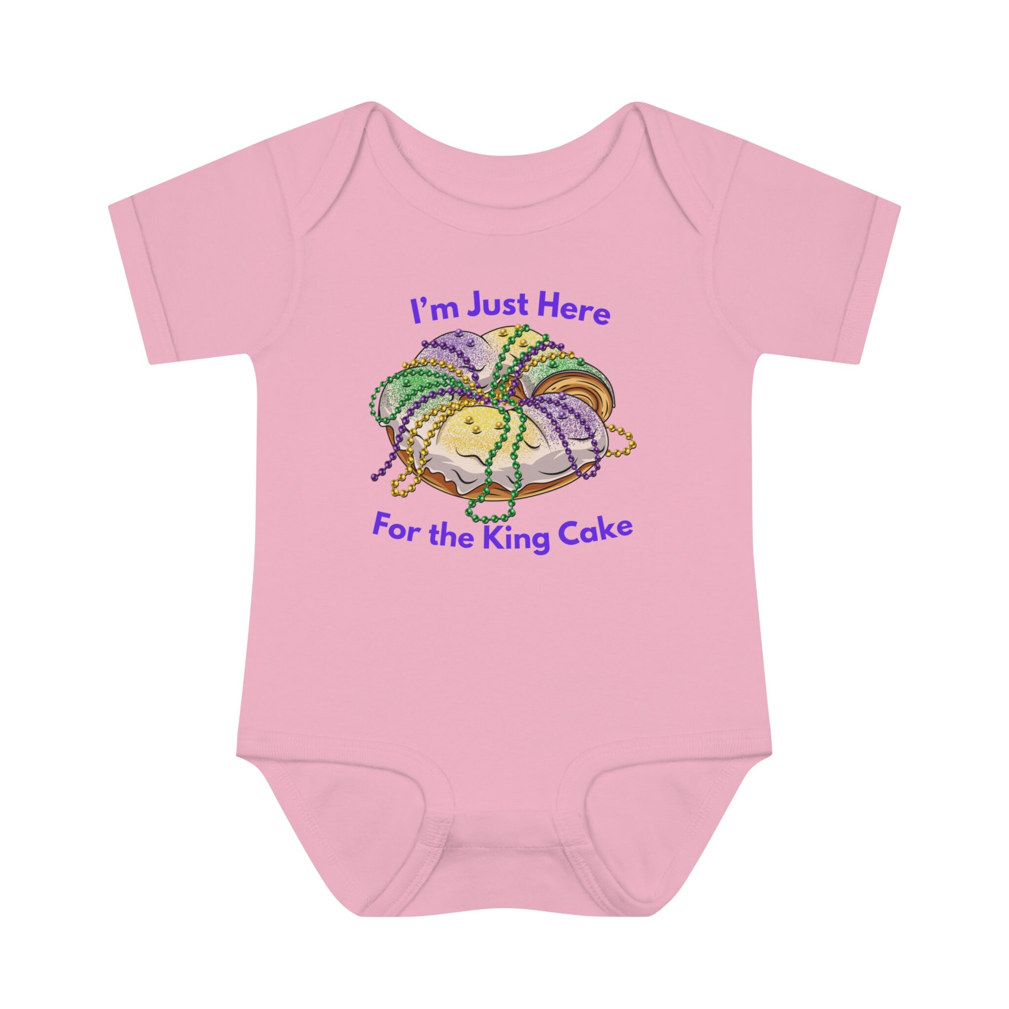 mardi gras baby onesie