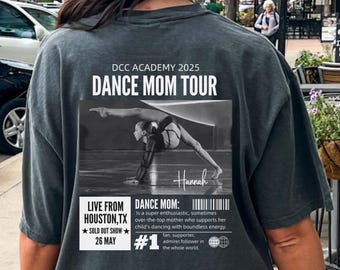 Tanz Mama Tour Shirt, Benutzerdefinierte Tanz Mama Foto Tshirt, Individuelles Shirt mit Foto, Team Benutzerdefiniertes Foto Shirt, Foto Tshirt, Team Mama, Tanz Mama