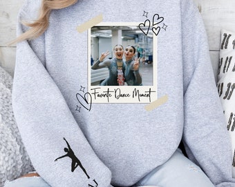 Sweat-shirt pour maman danse, photo personnalisée pull pour maman danse, pull personnalisé avec photo, chemise photo personnalisée pour l'équipe, photo t-shirt, maman pour l'équipe, maman danse