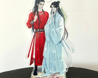 TGCF Standee Tian Guan Ci Fu, Heaven Official's Blessing Acrylic Stand, Xie Lian Desk Stand, Hua Cheng Figurine, Anime Standee, Hua Cheng