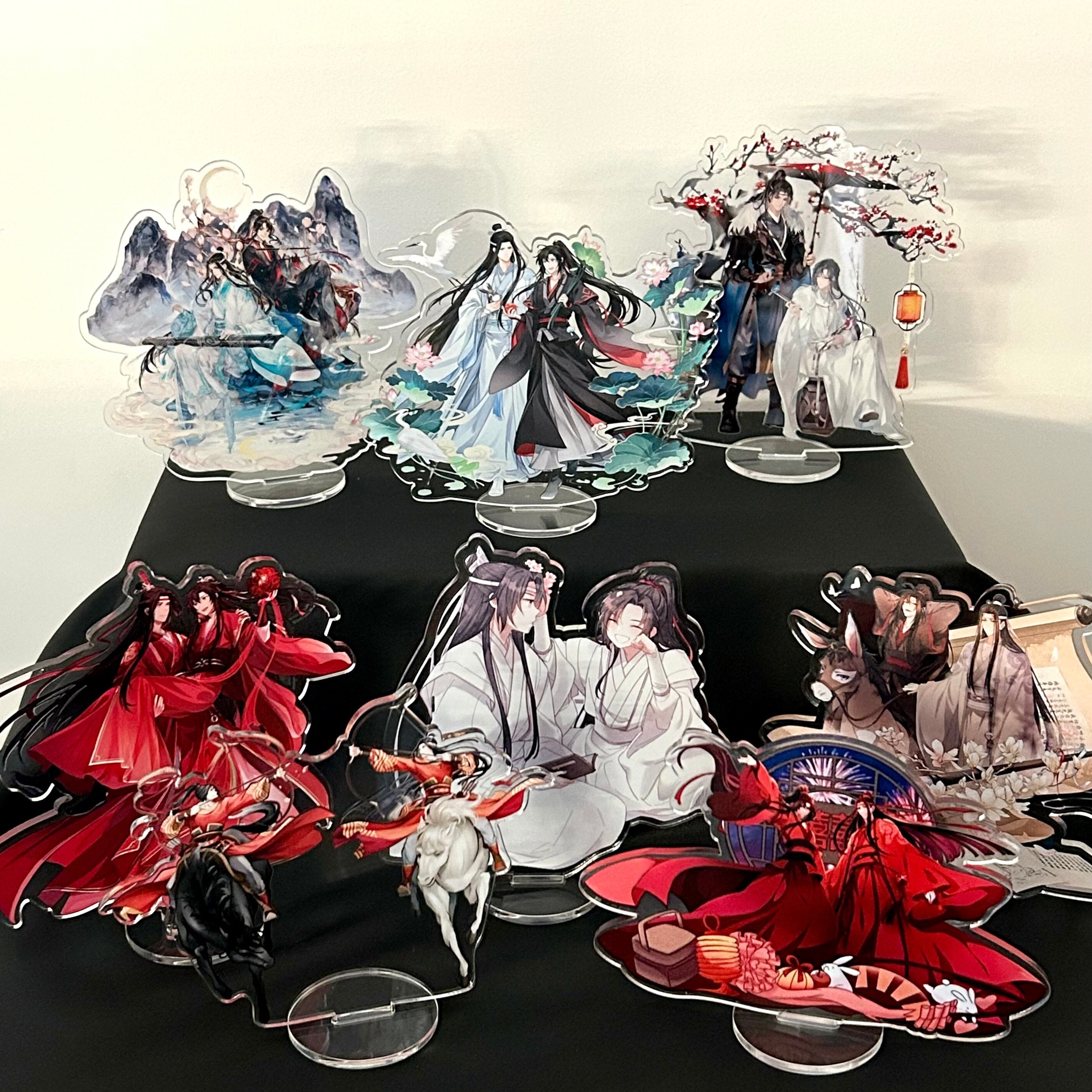 Mo Dao Zu Shi Set De 15 Piezas Marcapáginas, Llaveros Y Figura