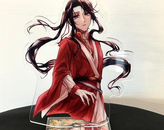 TGCF Standee, Tian Guan Ci Fu Standee, Heaven Official's Blessing Acrylic Stand, Desk Stand, Hua Cheng Figurine, Xie Lian, Hua Cheng