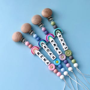 パーソナライズされたおしゃぶりクリップ、ベビーおしゃぶりクリップ、フラワーおしゃぶりクリップ、ベビーシャワーギフト、ビンキークリップ、ベビーダミークリップ、ベビーギフト