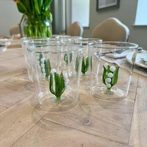 Lily of the Valley Glass