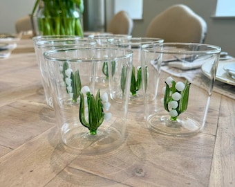 Lily of the Valley Glass