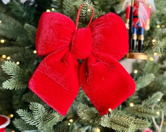 Red Velvet Bows - Multiple sizes