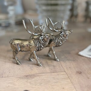 Juego de sal y pimienta de ciervo