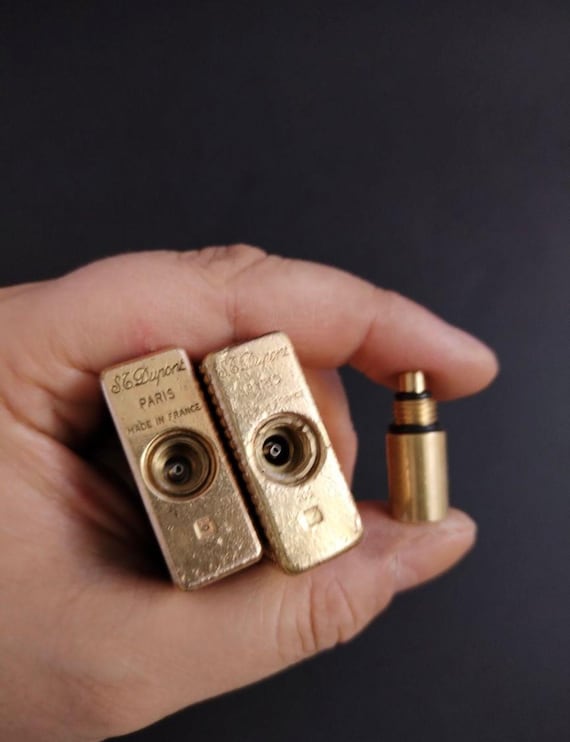 Brass Butane Refill Adapter Nozzle for ST Dupont Ligne 1 Lighters