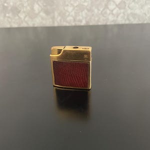 Silver Match Special Femme Gold-Plated Lighter, Restored Vintage 1960s Gas Lighter, Collectible Working Lighter Gift for Him or Her