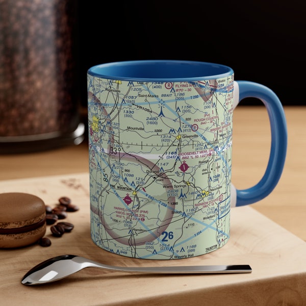 11oz Personalized Mug, Custom Sectional Aviation mug, pilot mug, pilot gift, aviation gift, FBO, Flight school