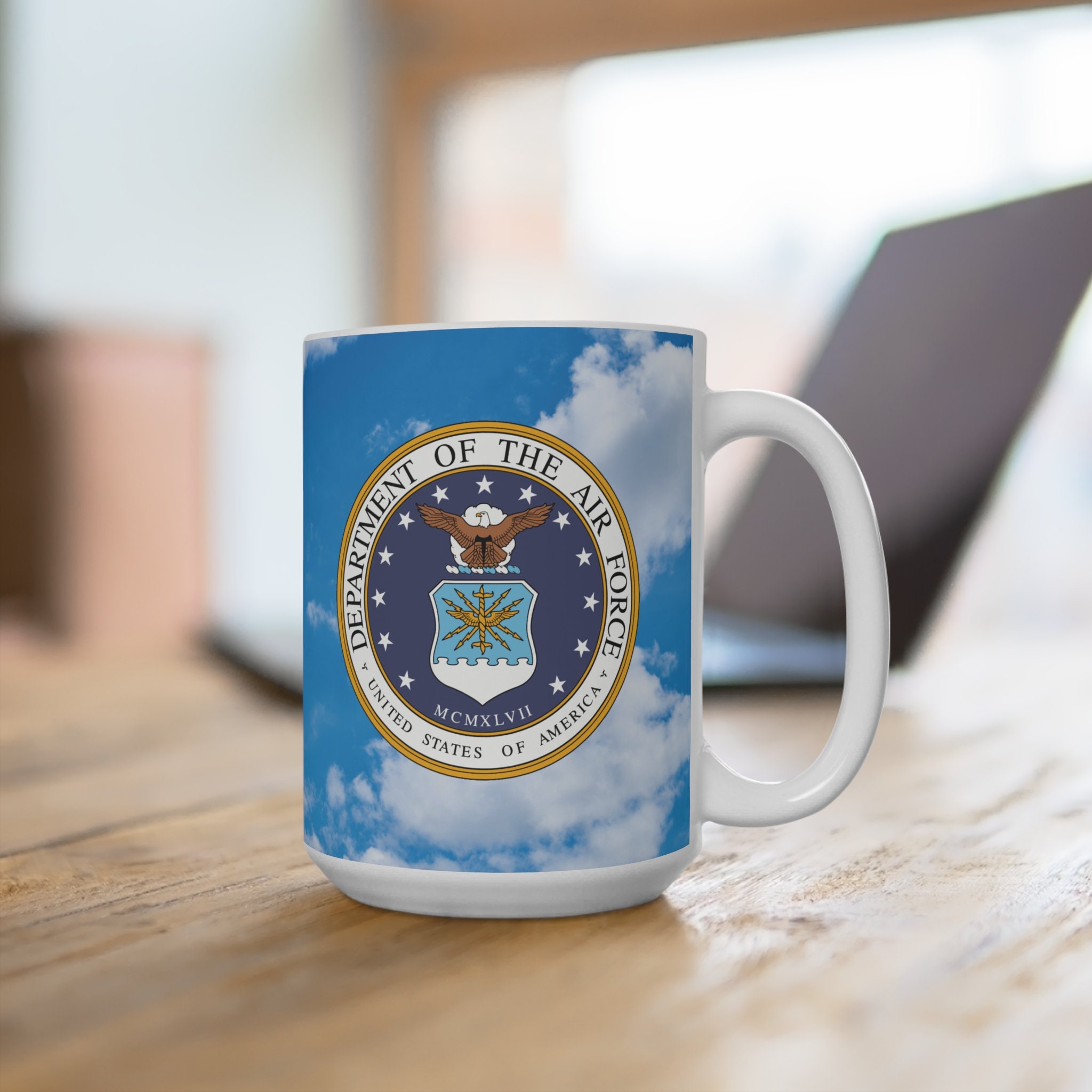 beard coffee cup Respect the Beard Coffee Mug or Cup, Beard Coffee Cup Gift 15 oz. Jumbo White Mug main image 0
