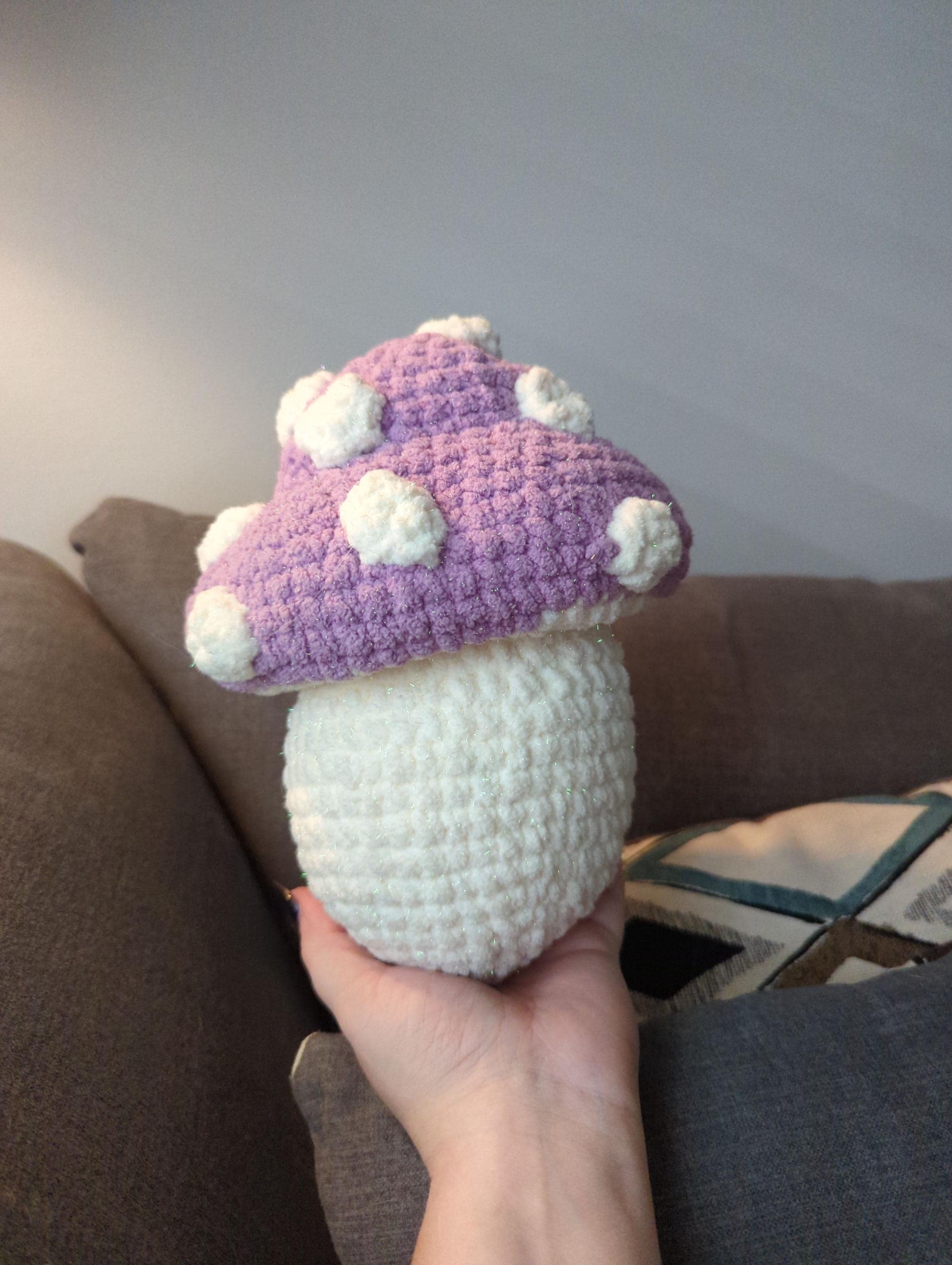 Purple and White Mushroom - Thumbnail 2
