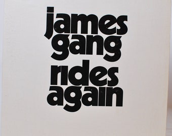 JAMES GANG "Rides Again" Joe Walsh epic album, Vinyl Gatefold LP, Excellent Condition