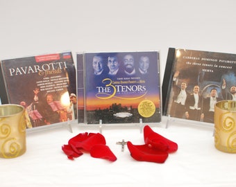 THE 3 TENORS, Classical music, compact disc, The 3 Tenors and others, Pavarotti, Carreras, Domingo, Live Concerts, Opera